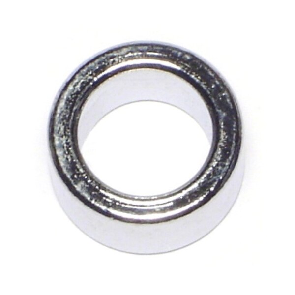 Midwest Fastener Round Spacer, Chrome Steel, 3/8 in Overall Lg, 1/2 in Inside Dia, 5 PK 74271 - main